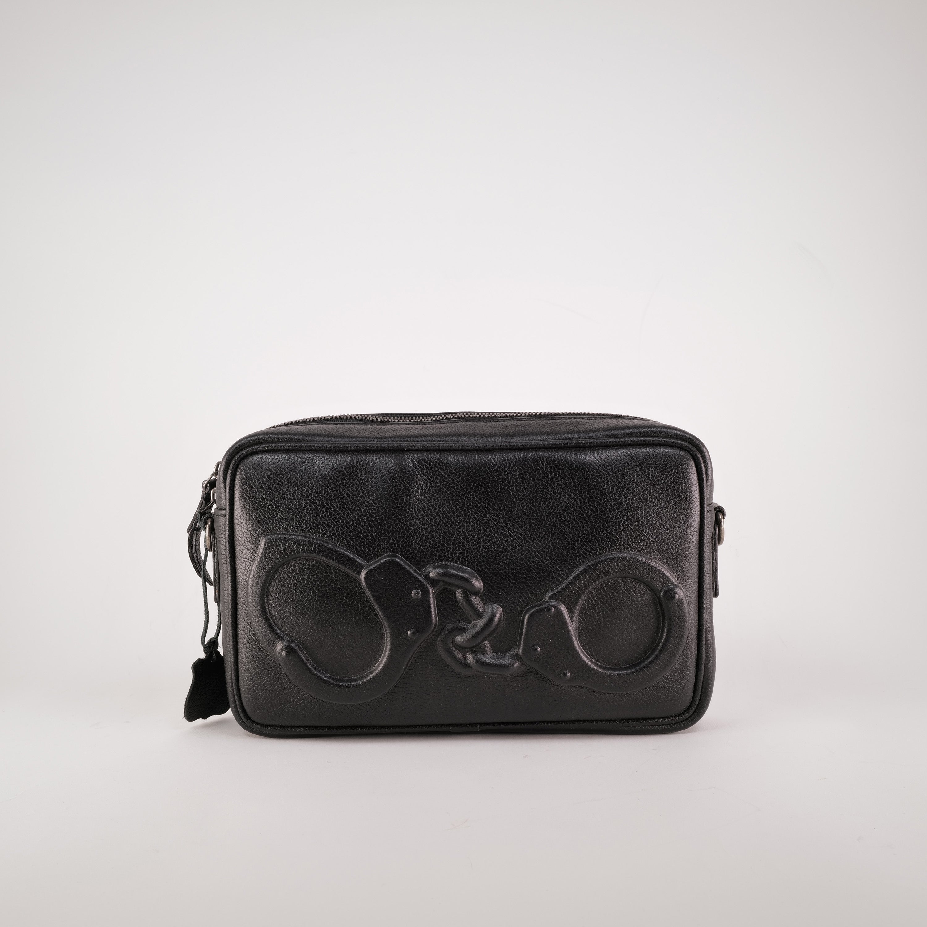 Messenger Bag Handcuffs in Black - SLIGHT SECOND