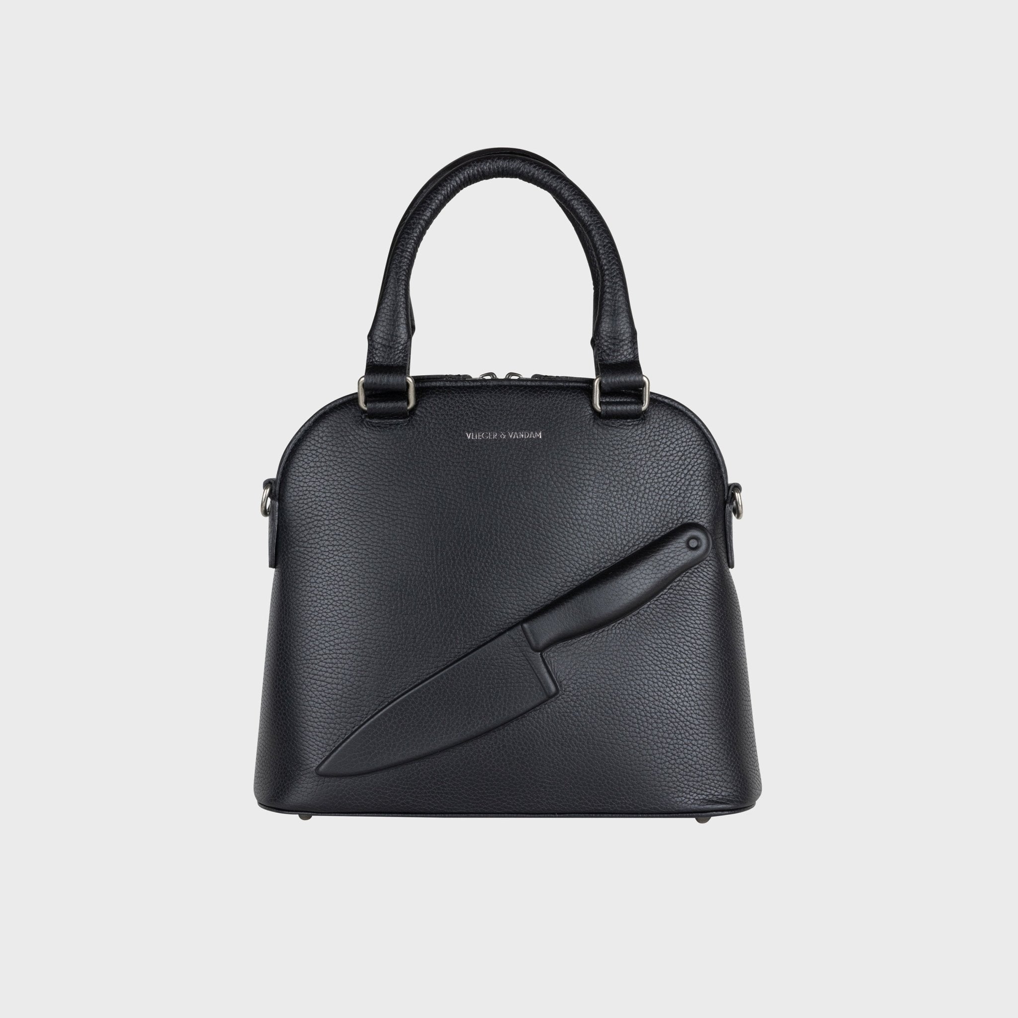 バッグ VLIEGER&VANDAM Classic Small Gun in Black | Vlieger & Vandam