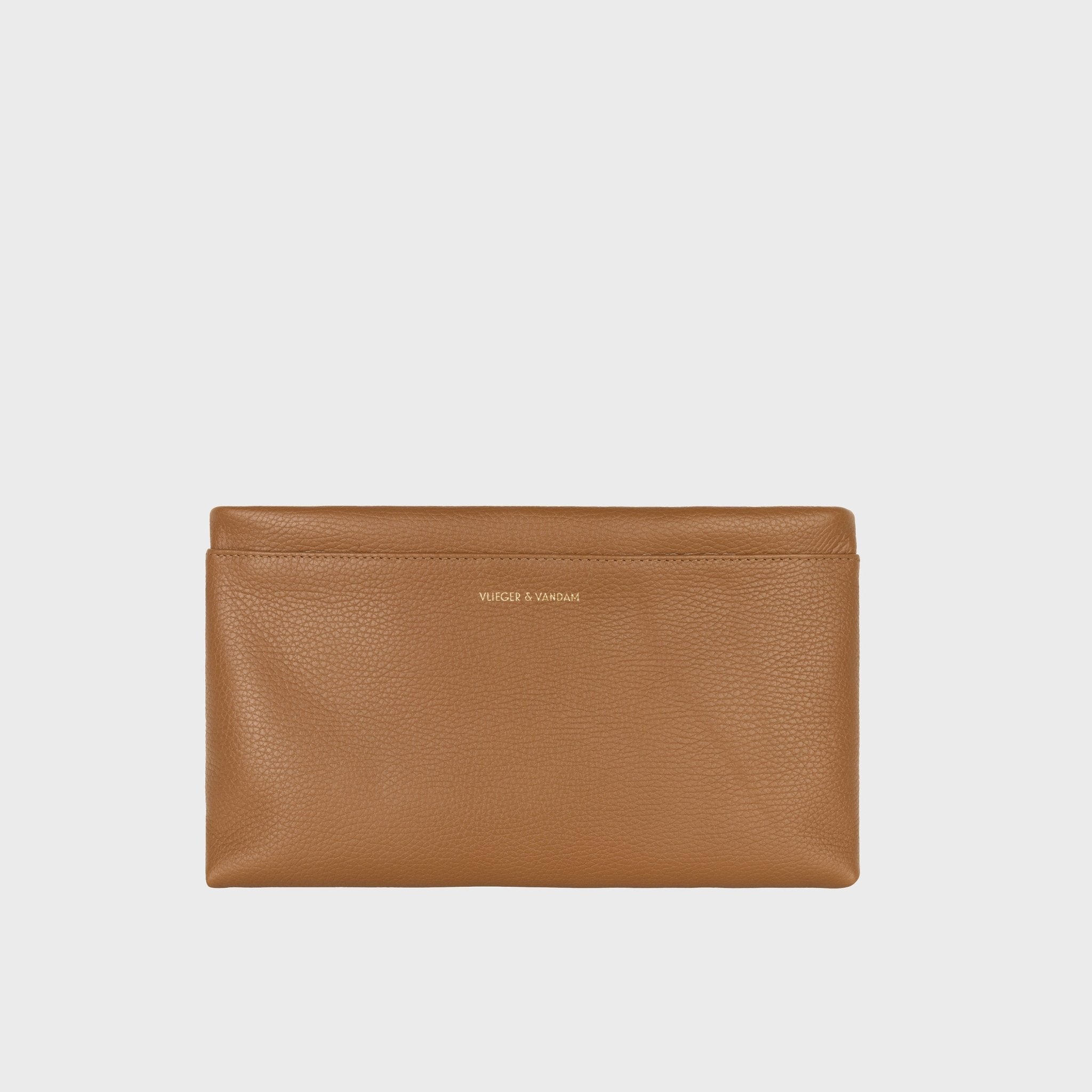 Clutch Gun in Dark Beige - Vlieger & Vandam