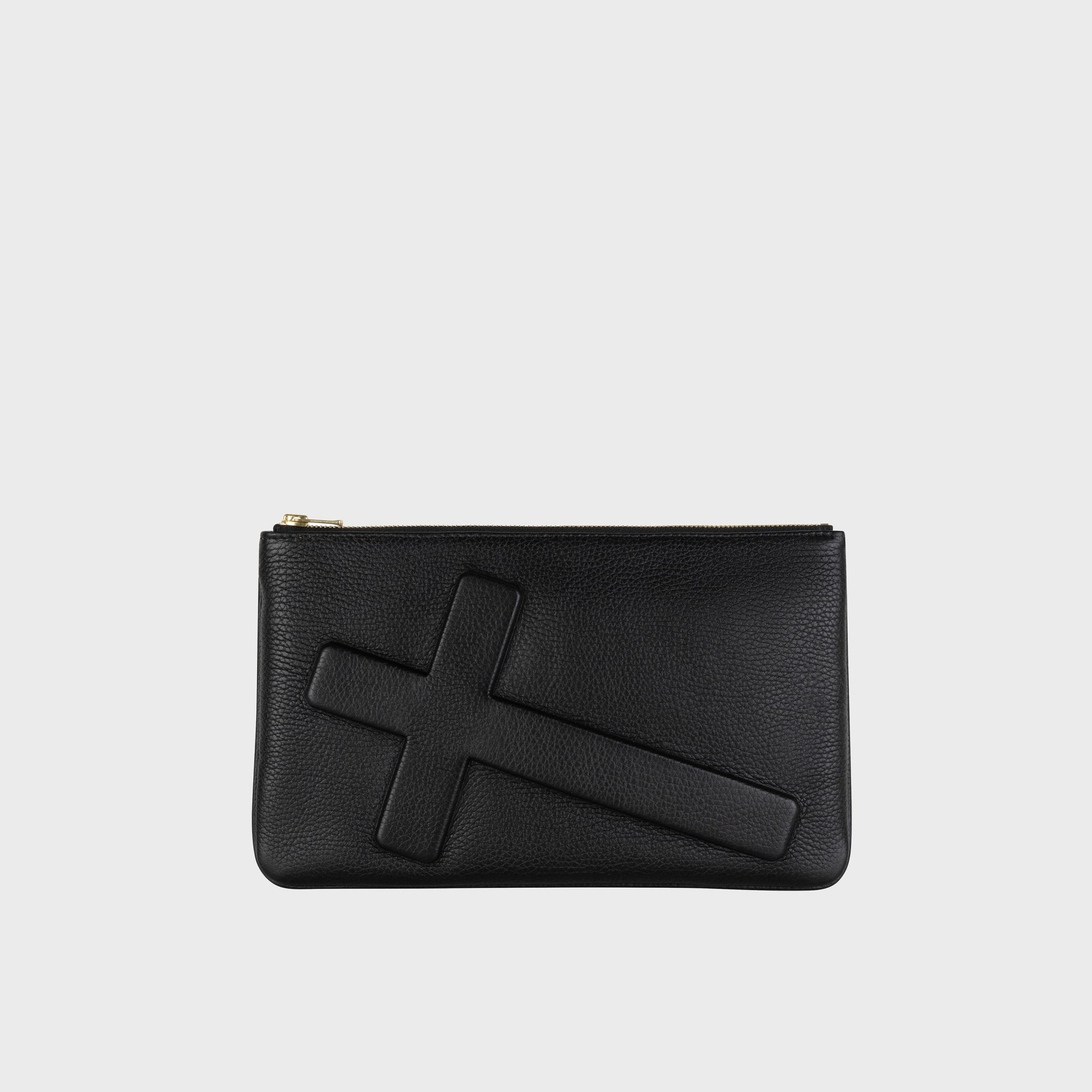 Pouch Crucifix in Black | Vlieger & Vandam Pouch Crucifix in Black | Vlieger & Vandam