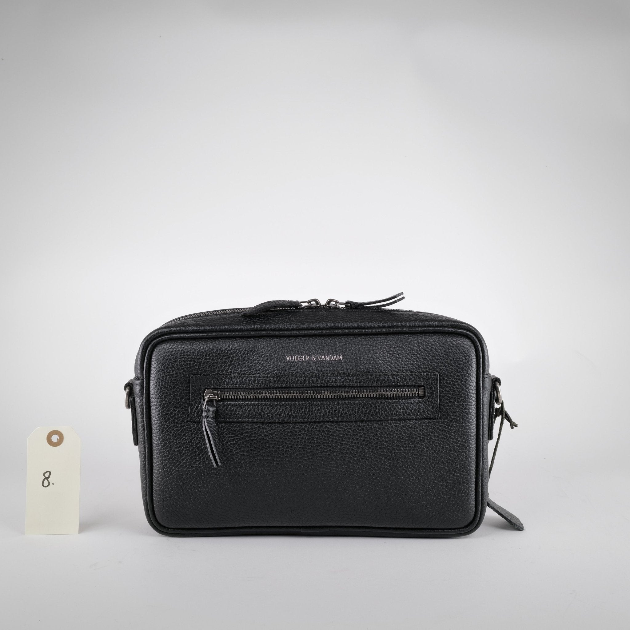 08 Messenger Bag Fence Black - SLIGHT SECOND - Vlieger & Vandam