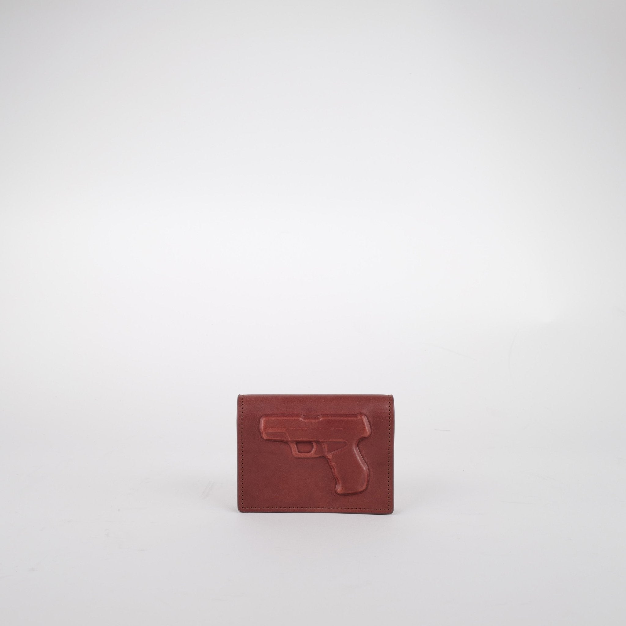 Cardholder Gun Maroon - SLIGHT SECOND - Vlieger & Vandam