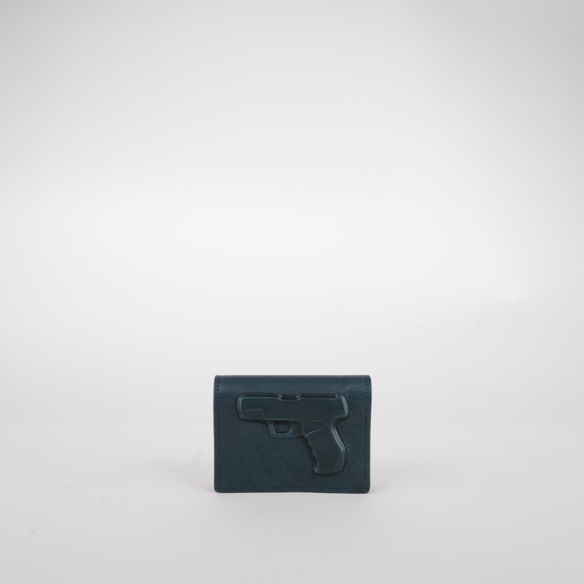 Cardholder Gun Petrol - SLIGHT SECOND - Vlieger & Vandam