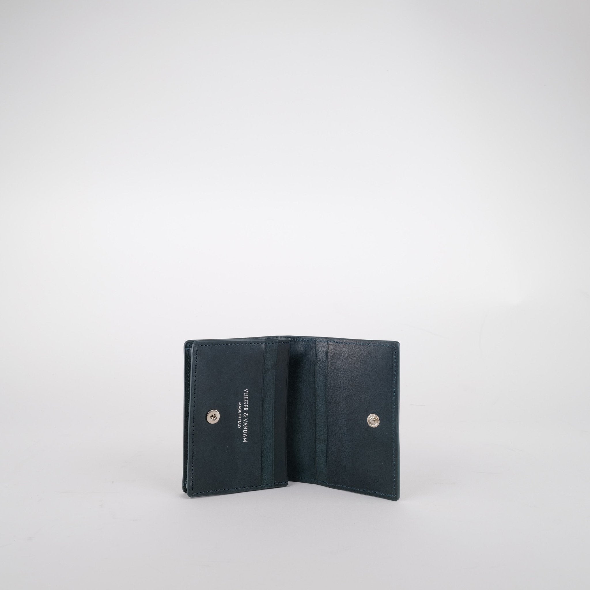 Cardholder Gun Petrol - SLIGHT SECOND - Vlieger & Vandam