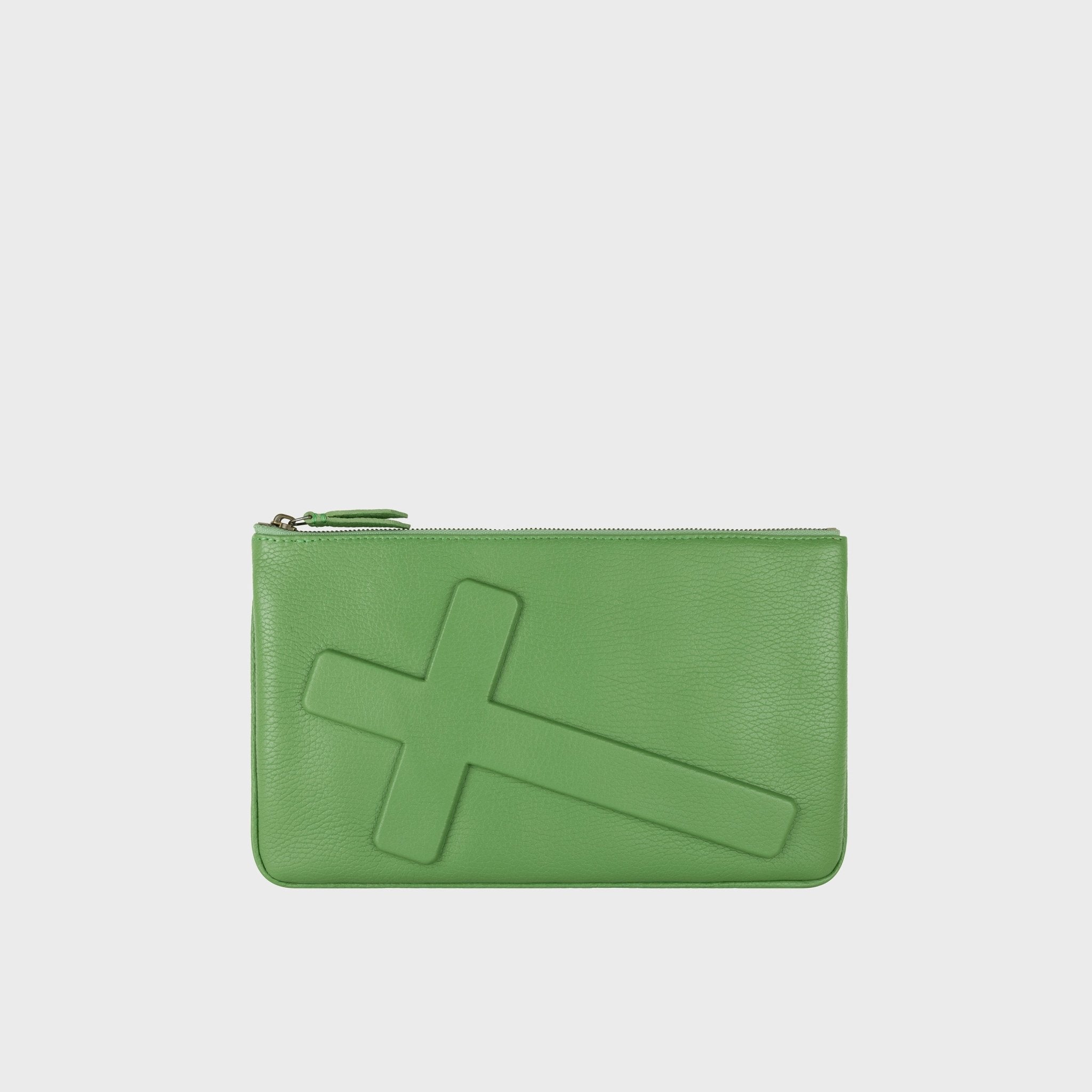 Pouch Crucifix in Grass Green - Vlieger & Vandam