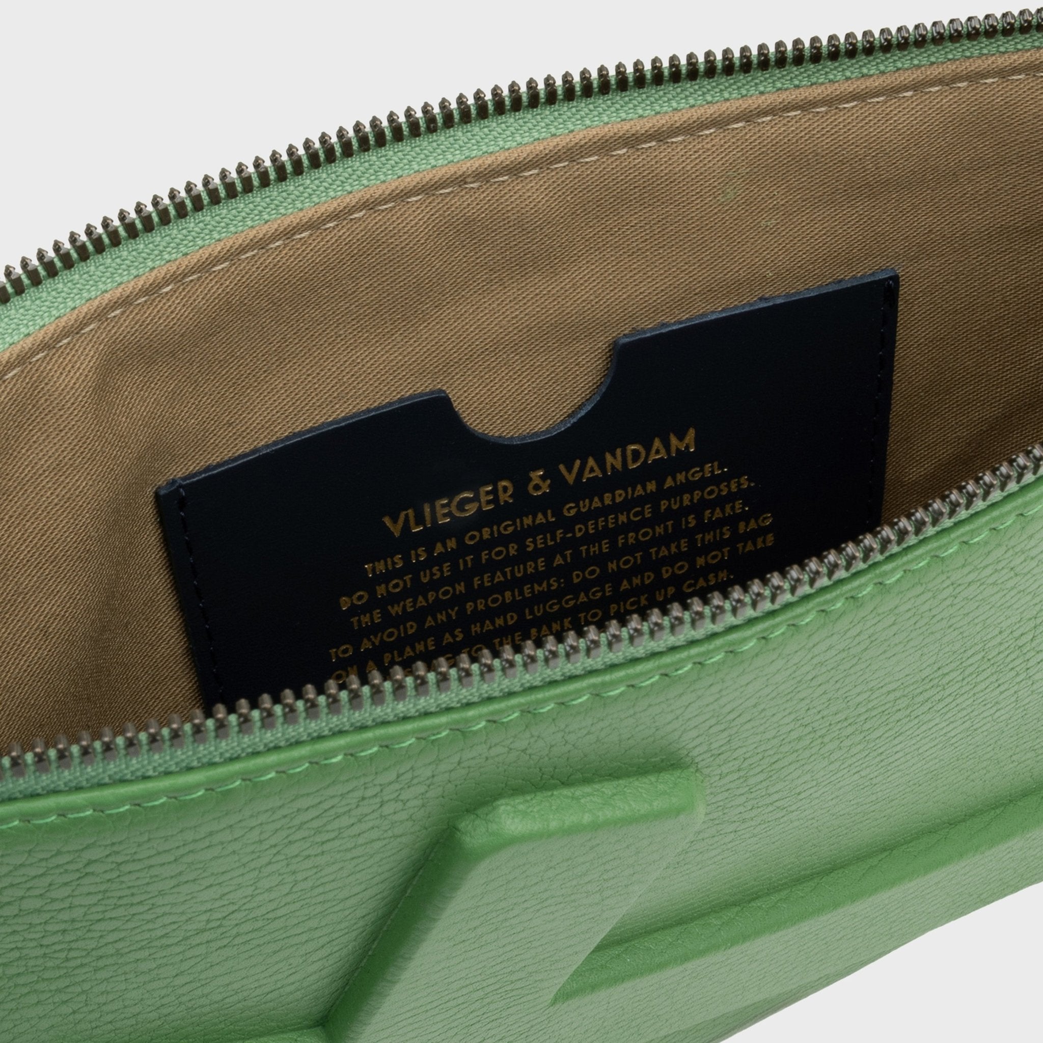 Pouch Crucifix in Grass Green - Vlieger & Vandam