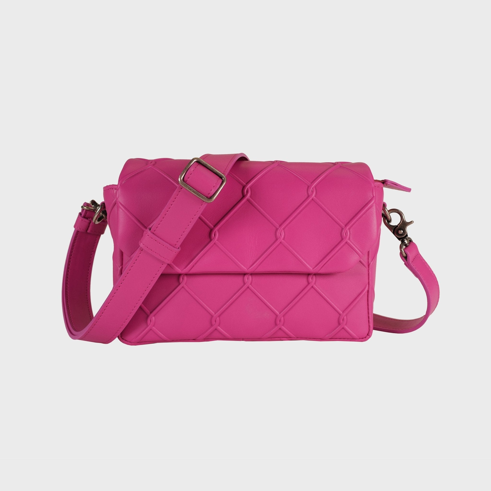 Shoulder Bag Fence in Pink - Vlieger & Vandam
