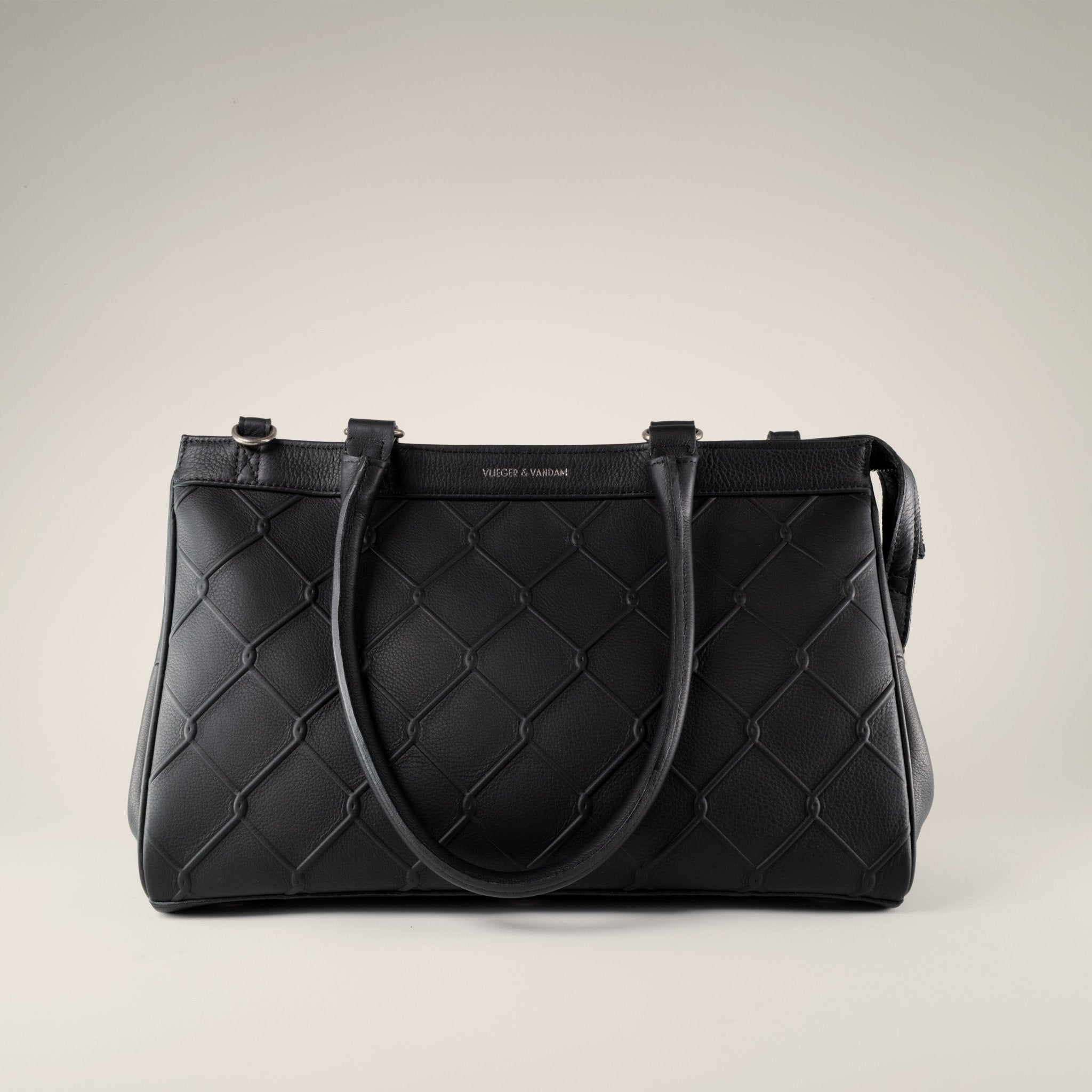 Small Tote Fence in Black - Vlieger & Vandam