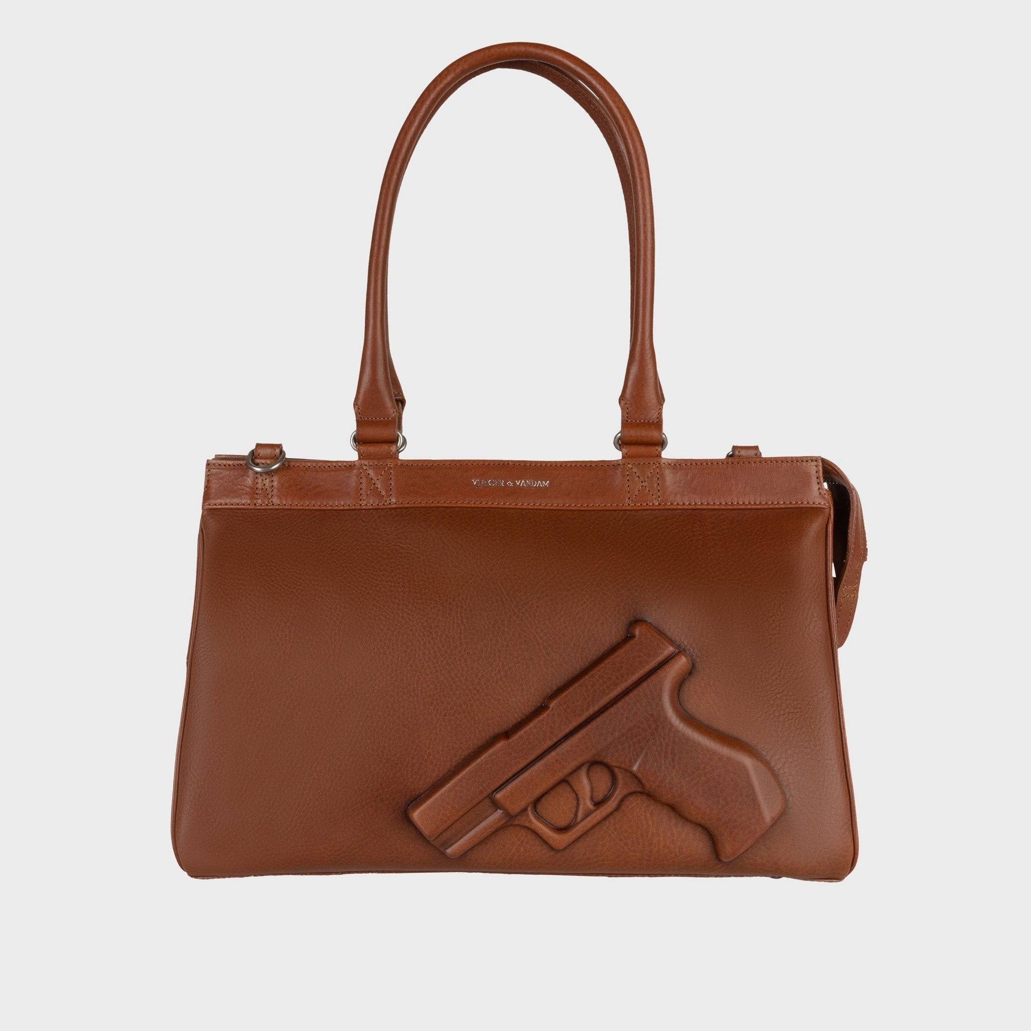 Small Tote Gun Cinnamon - Vlieger & Vandam