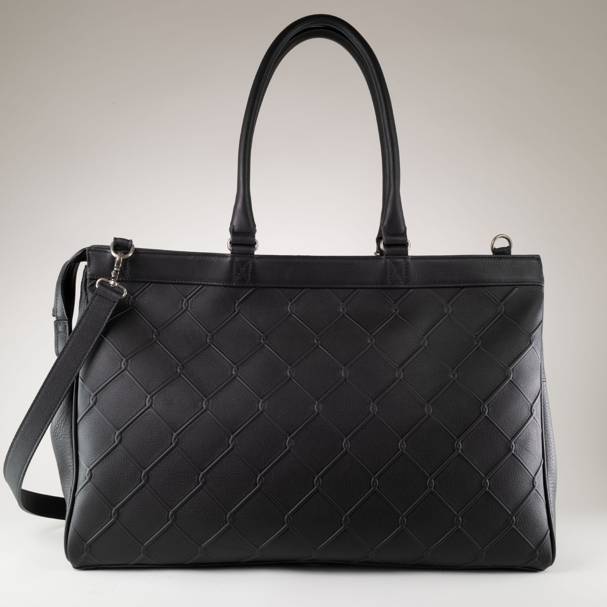 Tote XL Fence in Black - Vlieger & Vandam