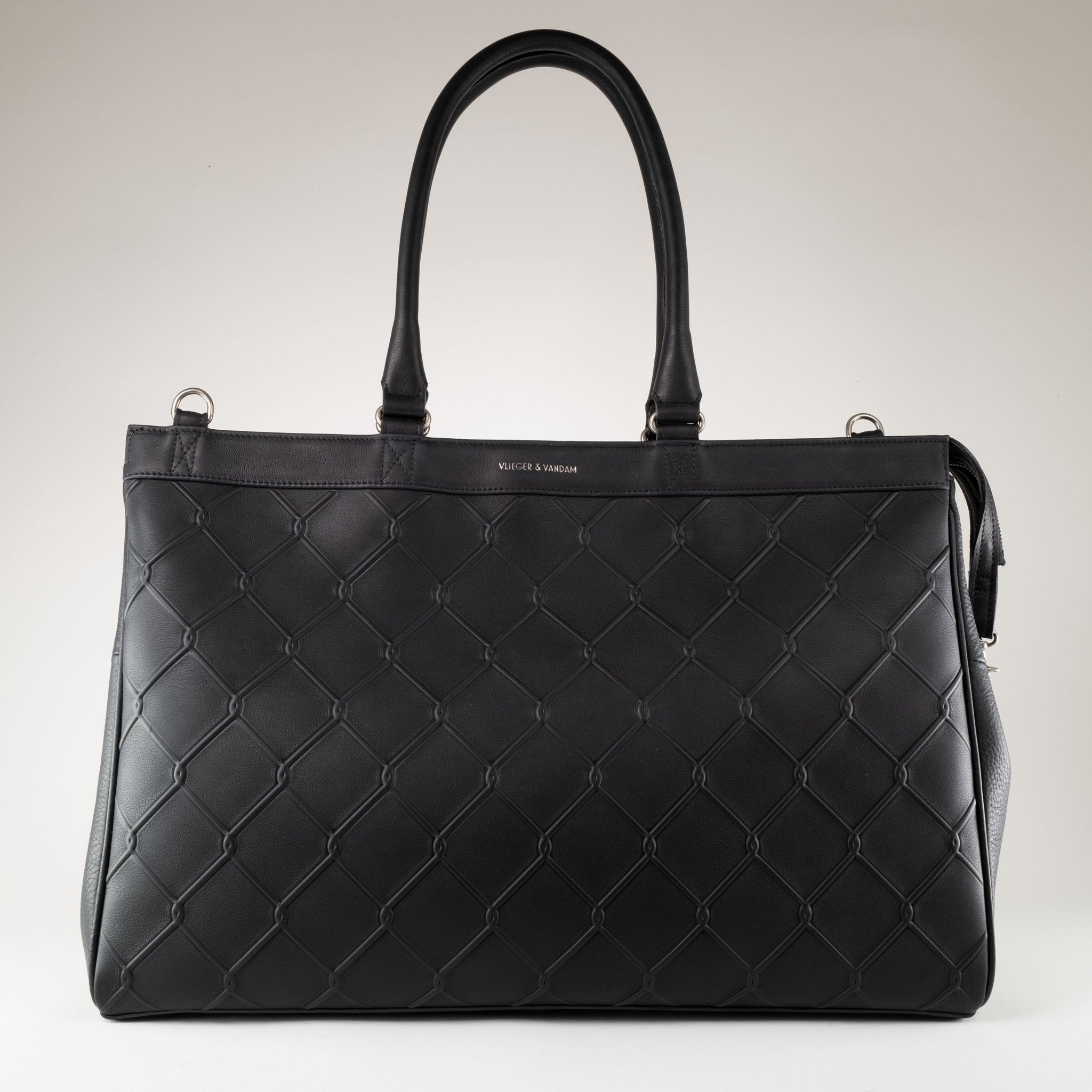 Tote XL Fence in Black - Vlieger & Vandam