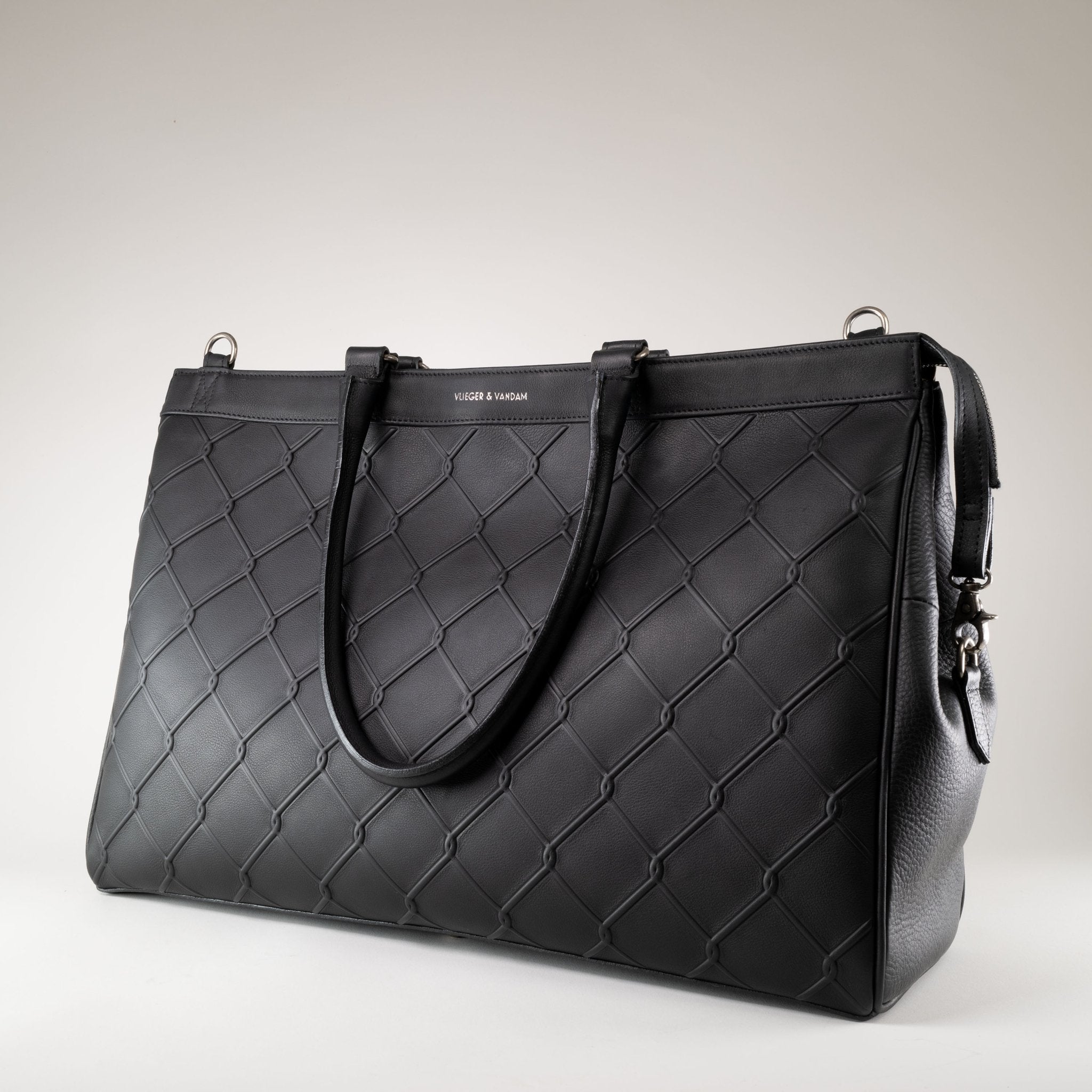 Tote XL Fence in Black - Vlieger & Vandam