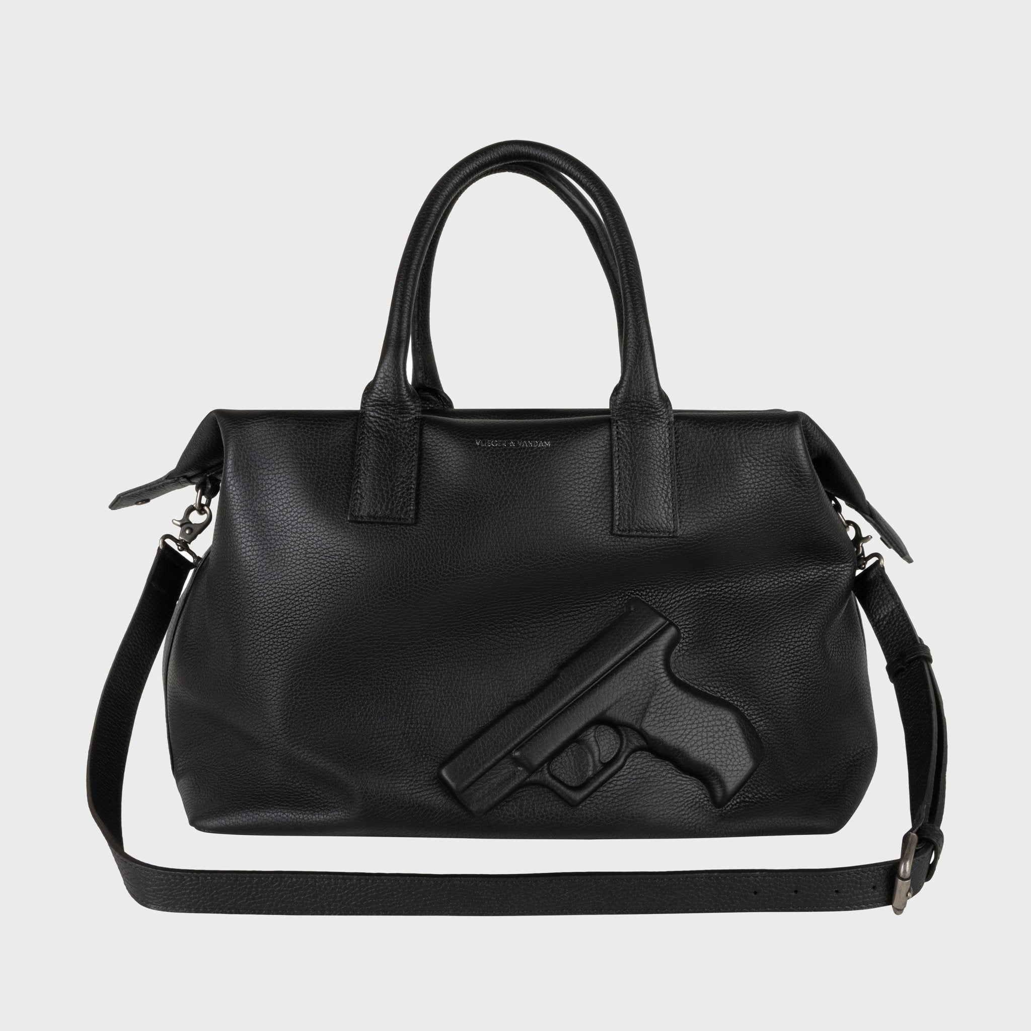 Vlieger & Vandam ショルダーバック　美品 Weekender Gun in Black | Vlieger & Vandam