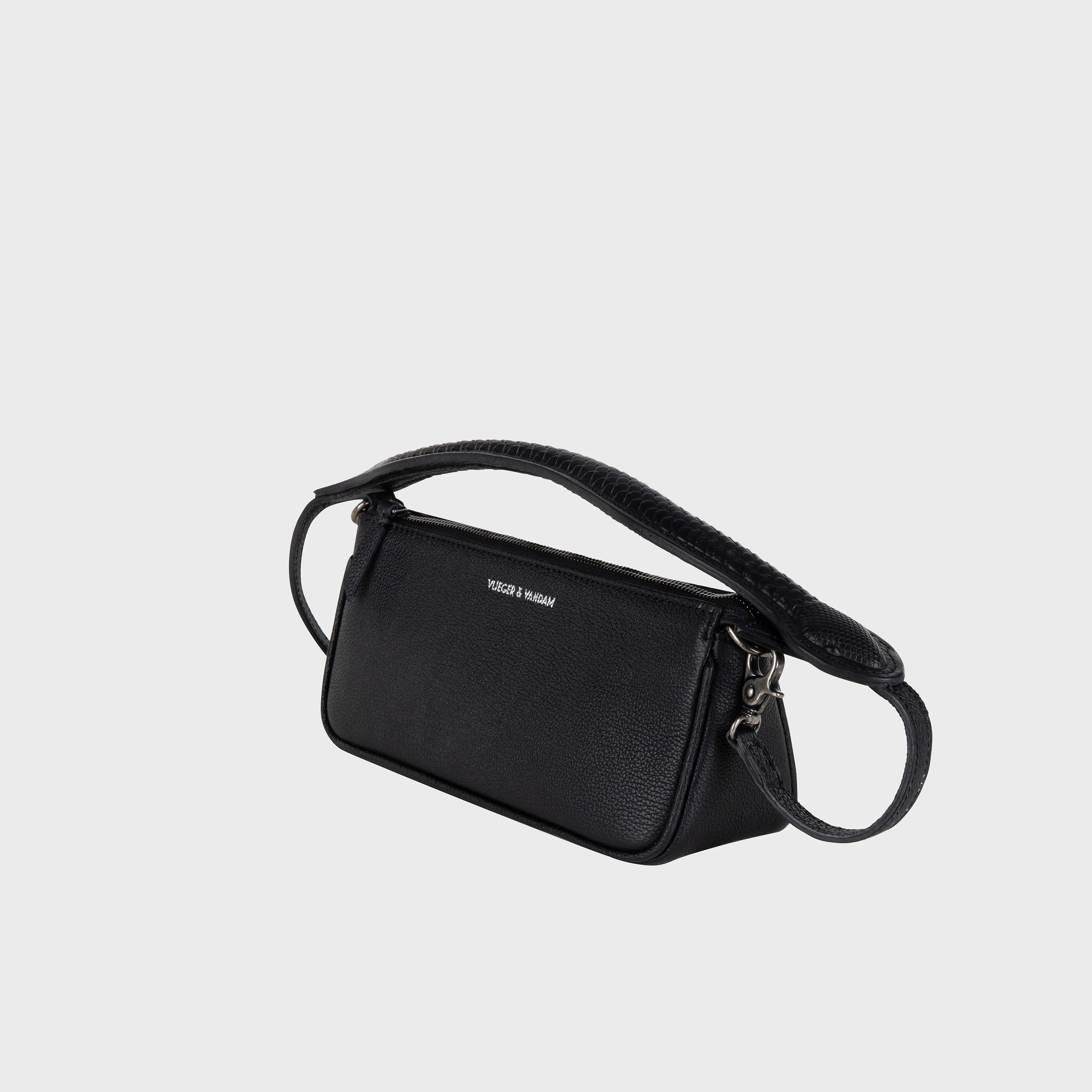Triangle Purse Snake in Black