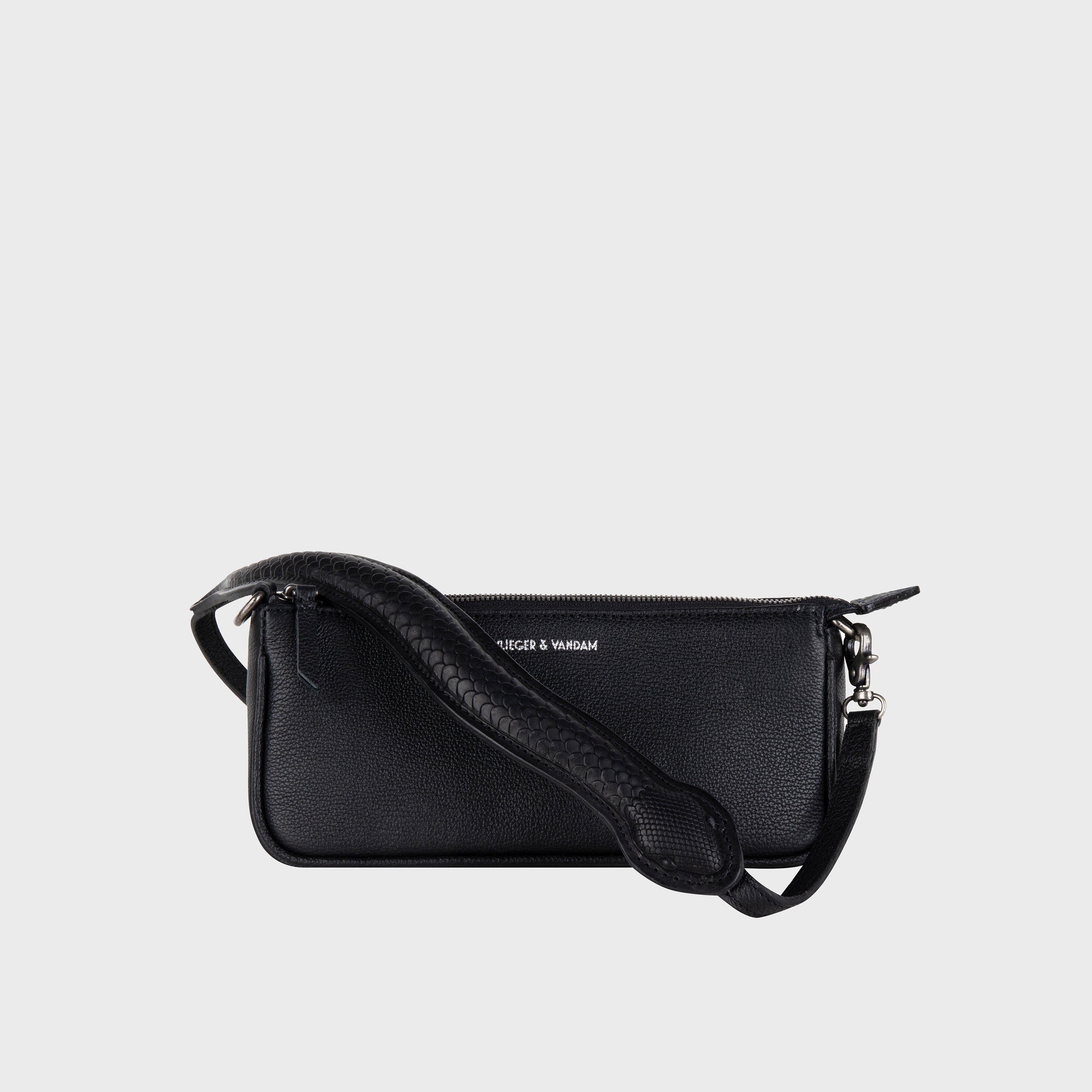 Triangle Purse Snake in Black