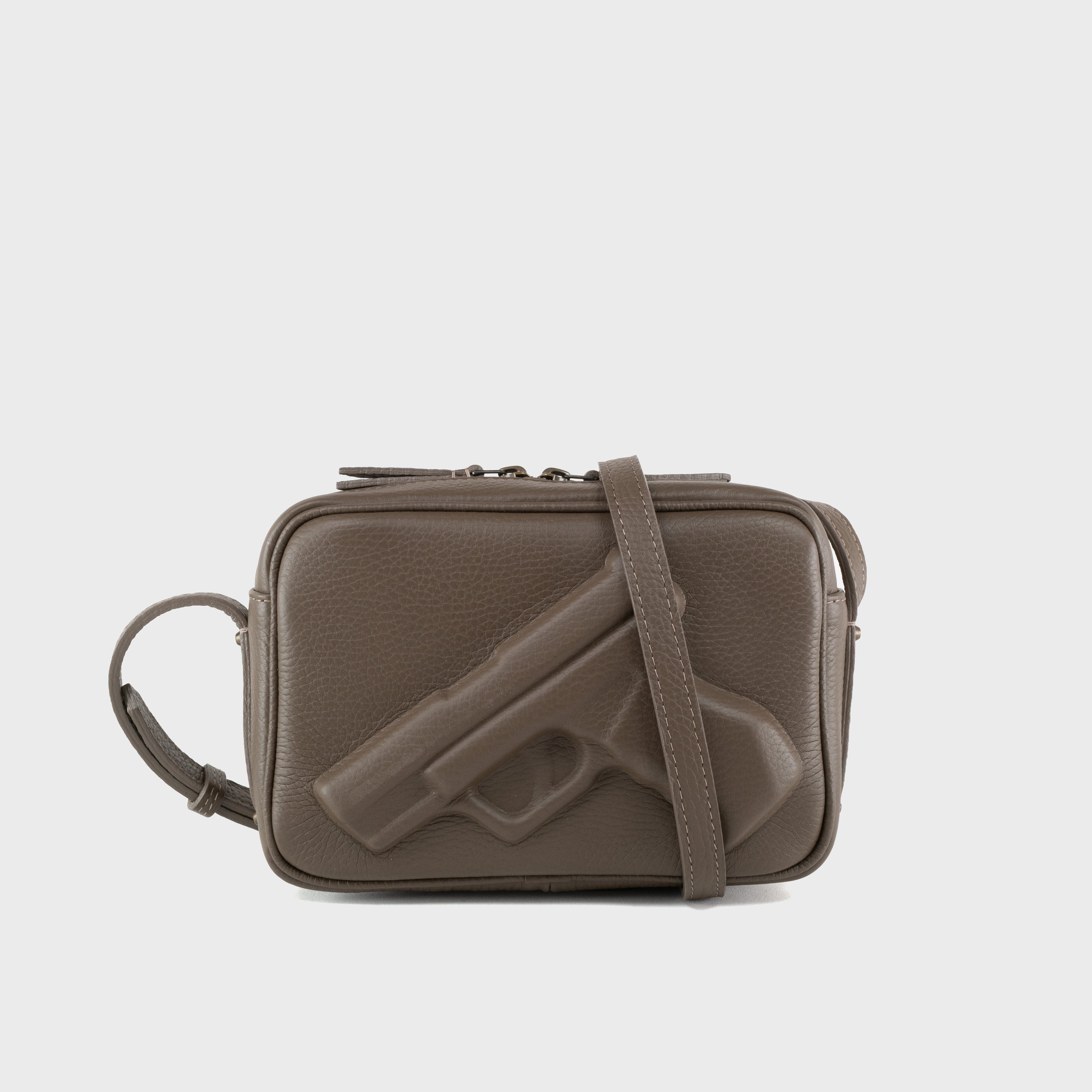 Camera Bag Gun in Deep Taupe