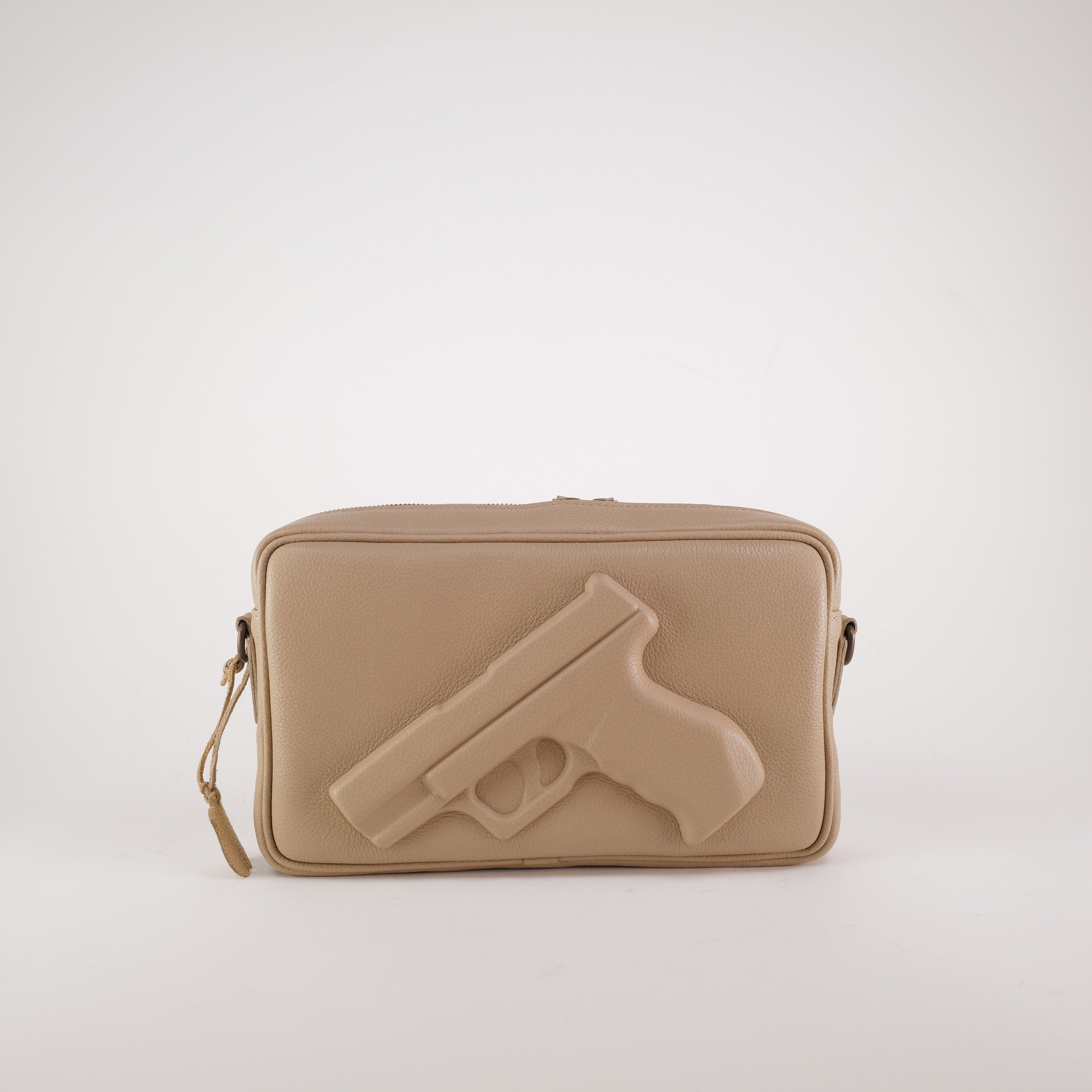 Messenger Bag Gun in Sand - SLIGHT SECOND