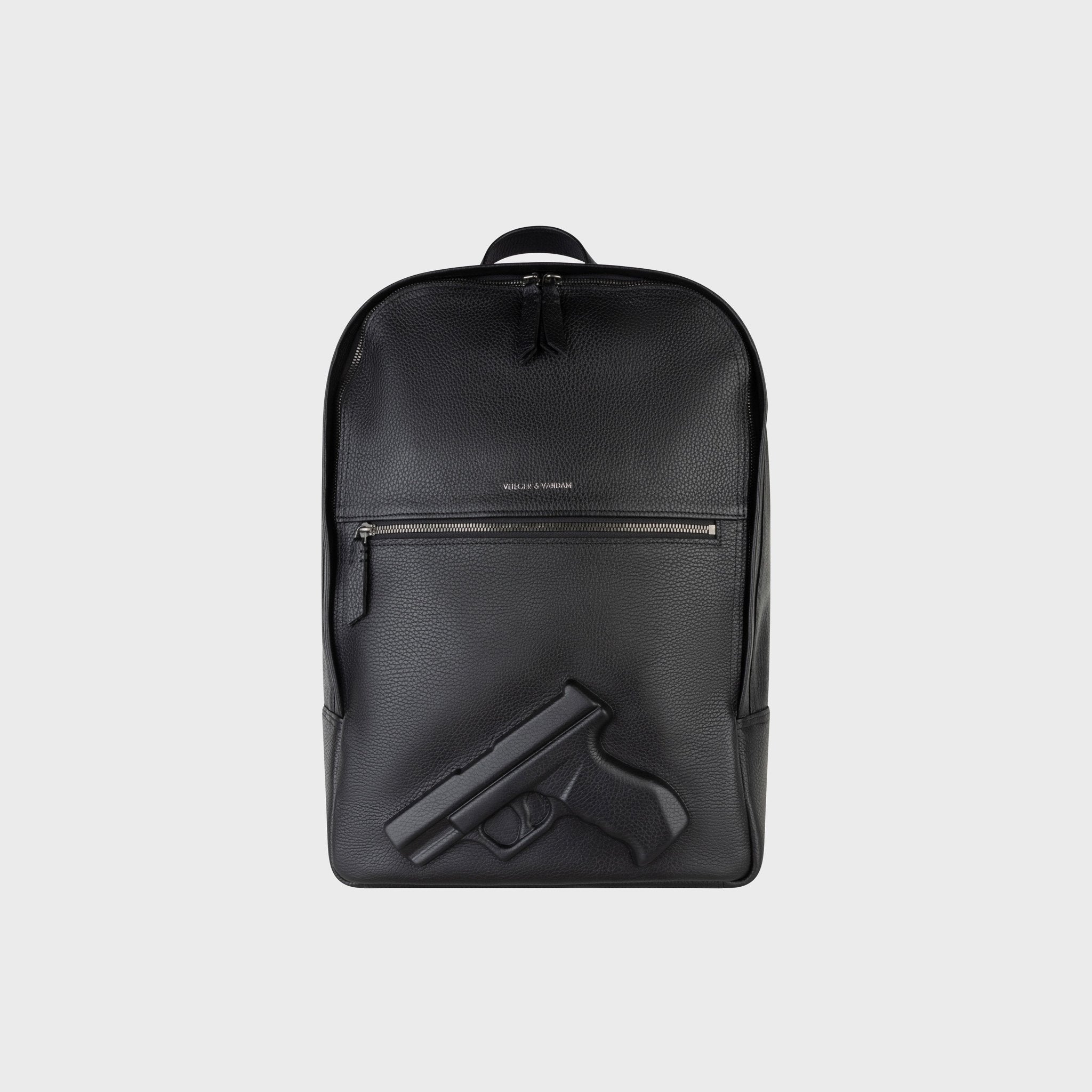 Backpack Large Gun in Black | Vlieger & Vandam