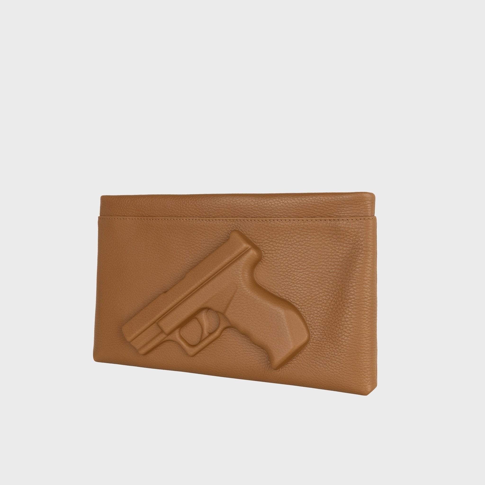 Clutch Gun in Dark Beige - Vlieger & Vandam