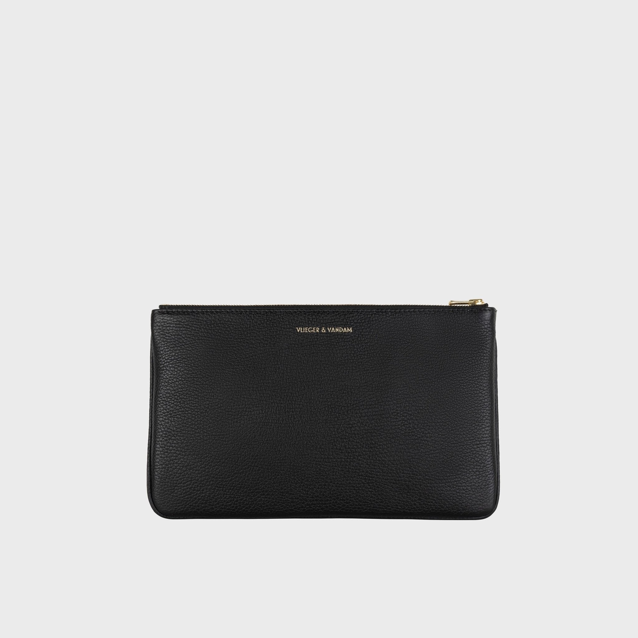 Pouch Crucifix in Black | Vlieger & Vandam Pouch Crucifix in Black | Vlieger & Vandam