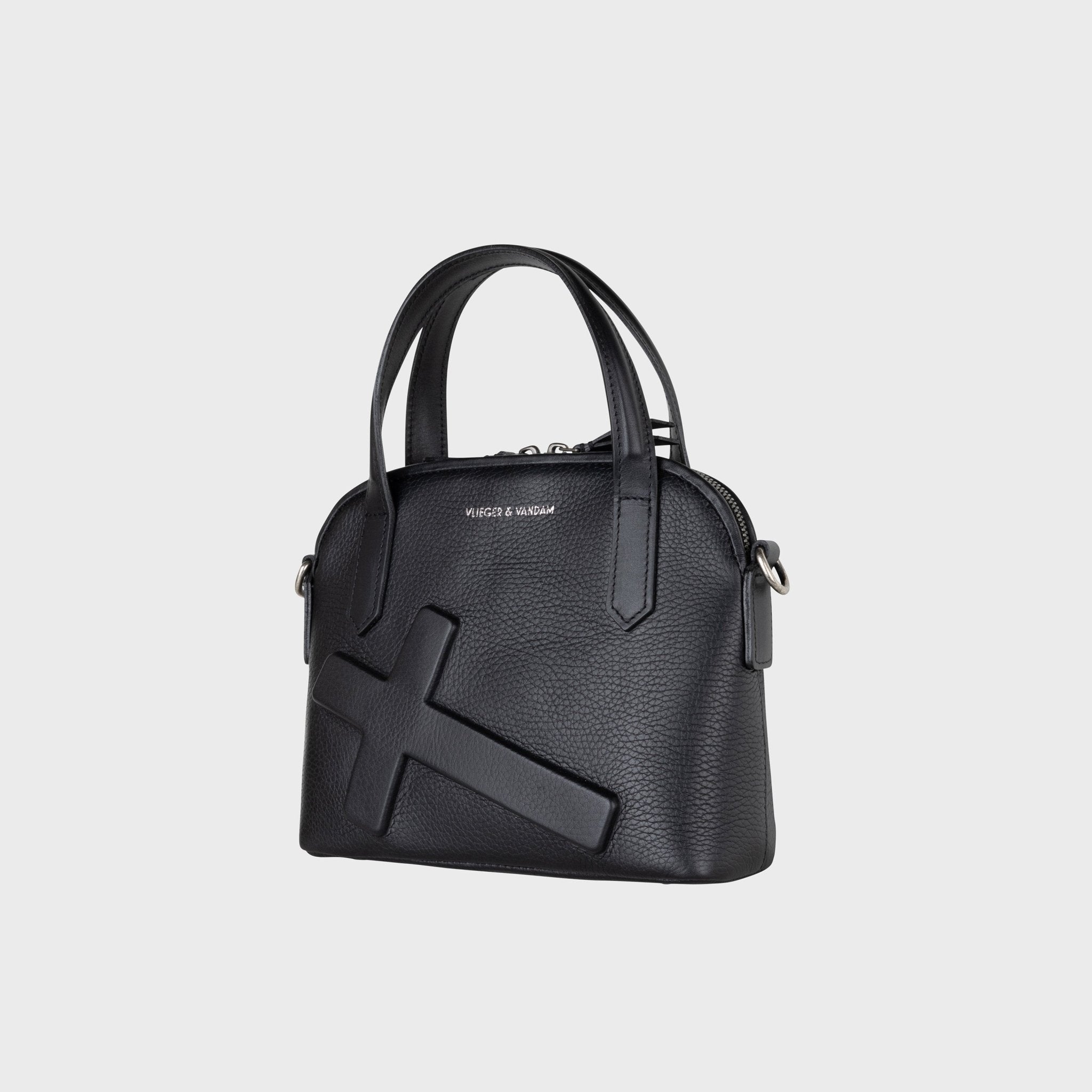 Soft Mini Crucifix in Black | Vlieger & Vandam