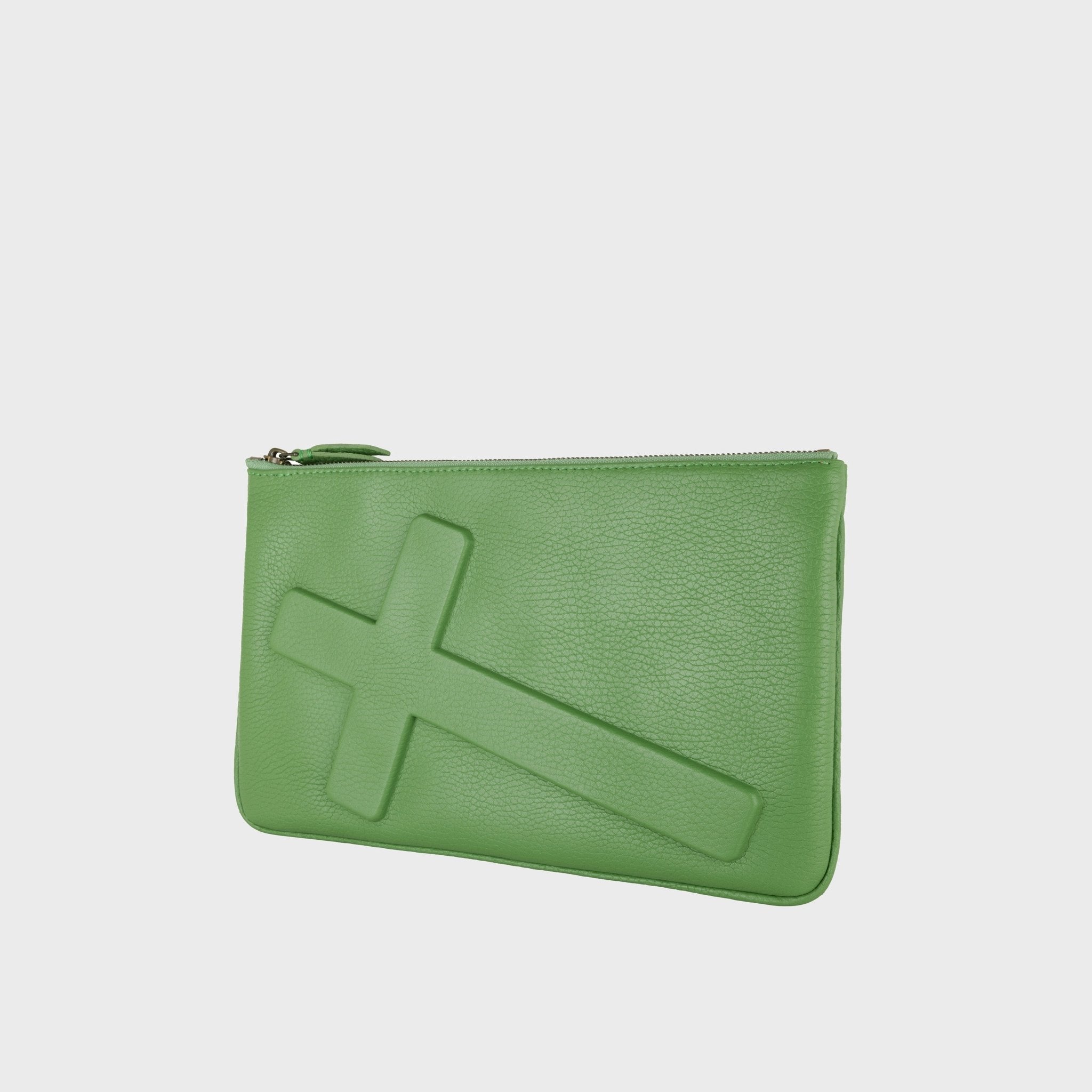 Pouch Crucifix in Grass Green - Vlieger & Vandam