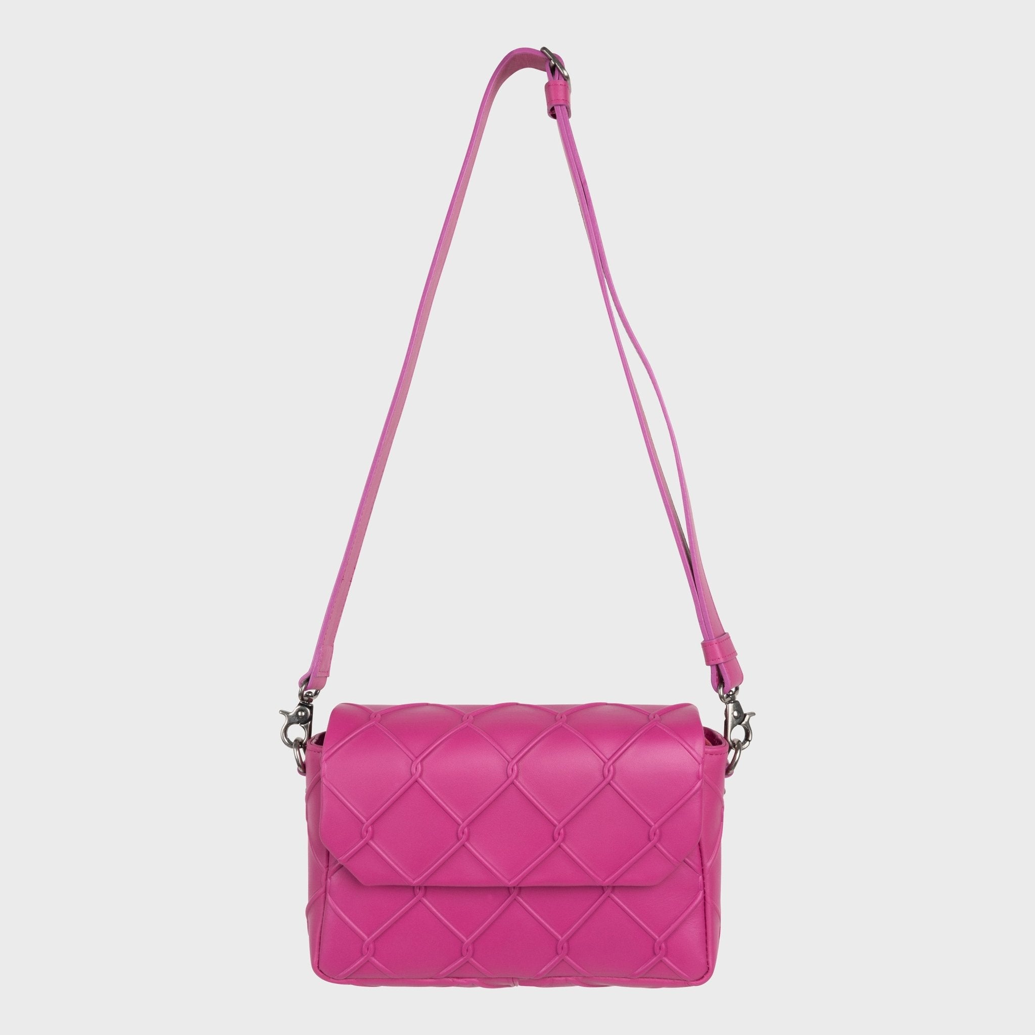 Shoulder Bag Fence in Pink - Vlieger & Vandam