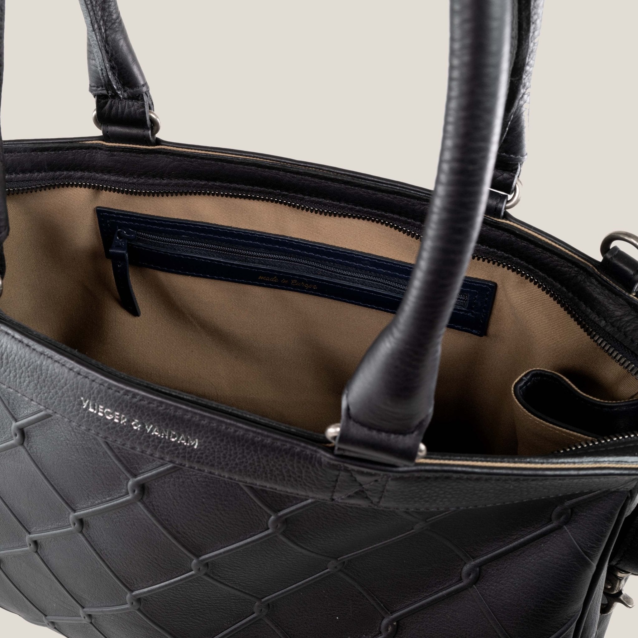 Small Tote Fence in Black - Vlieger & Vandam