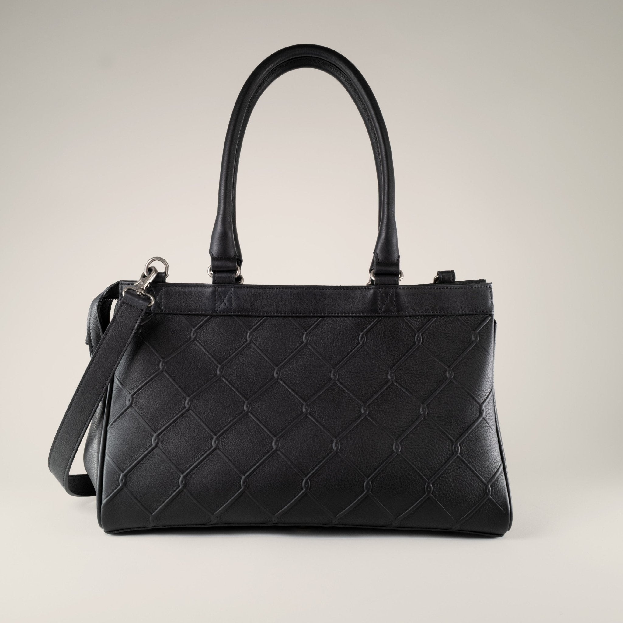 Small Tote Fence in Black - Vlieger & Vandam