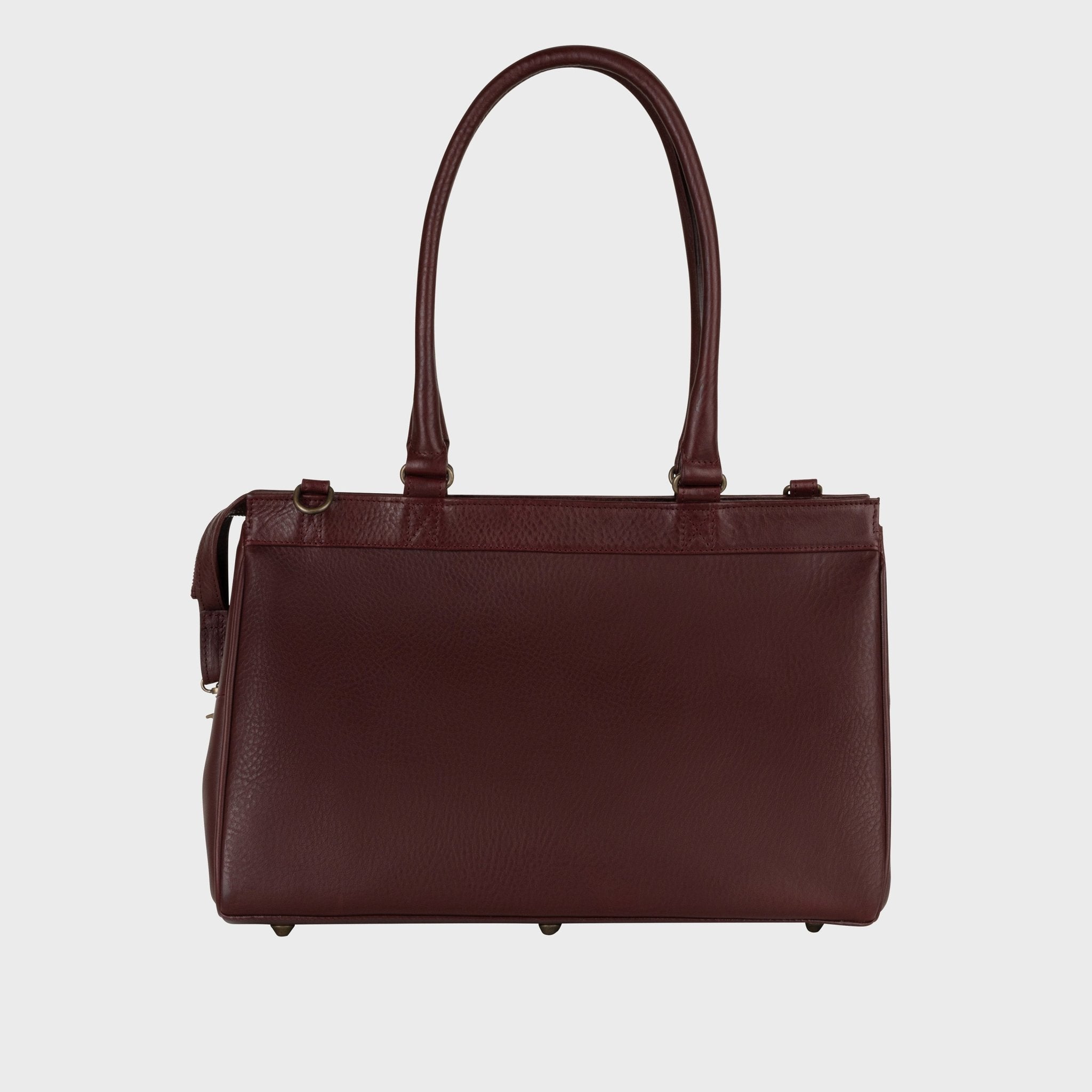 Small Tote Gun in Burgundy - Vlieger & Vandam