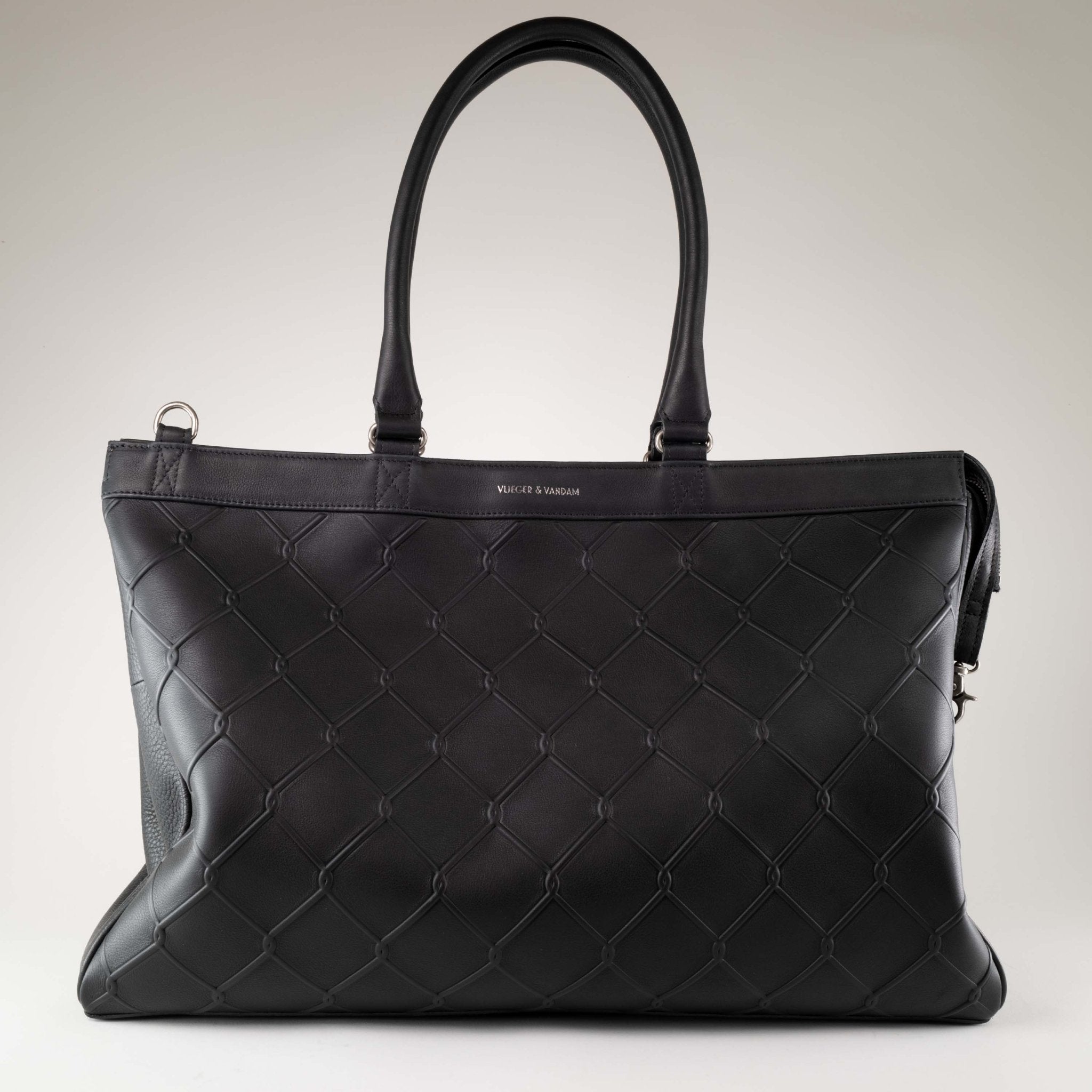 Tote XL Fence in Black - Vlieger & Vandam