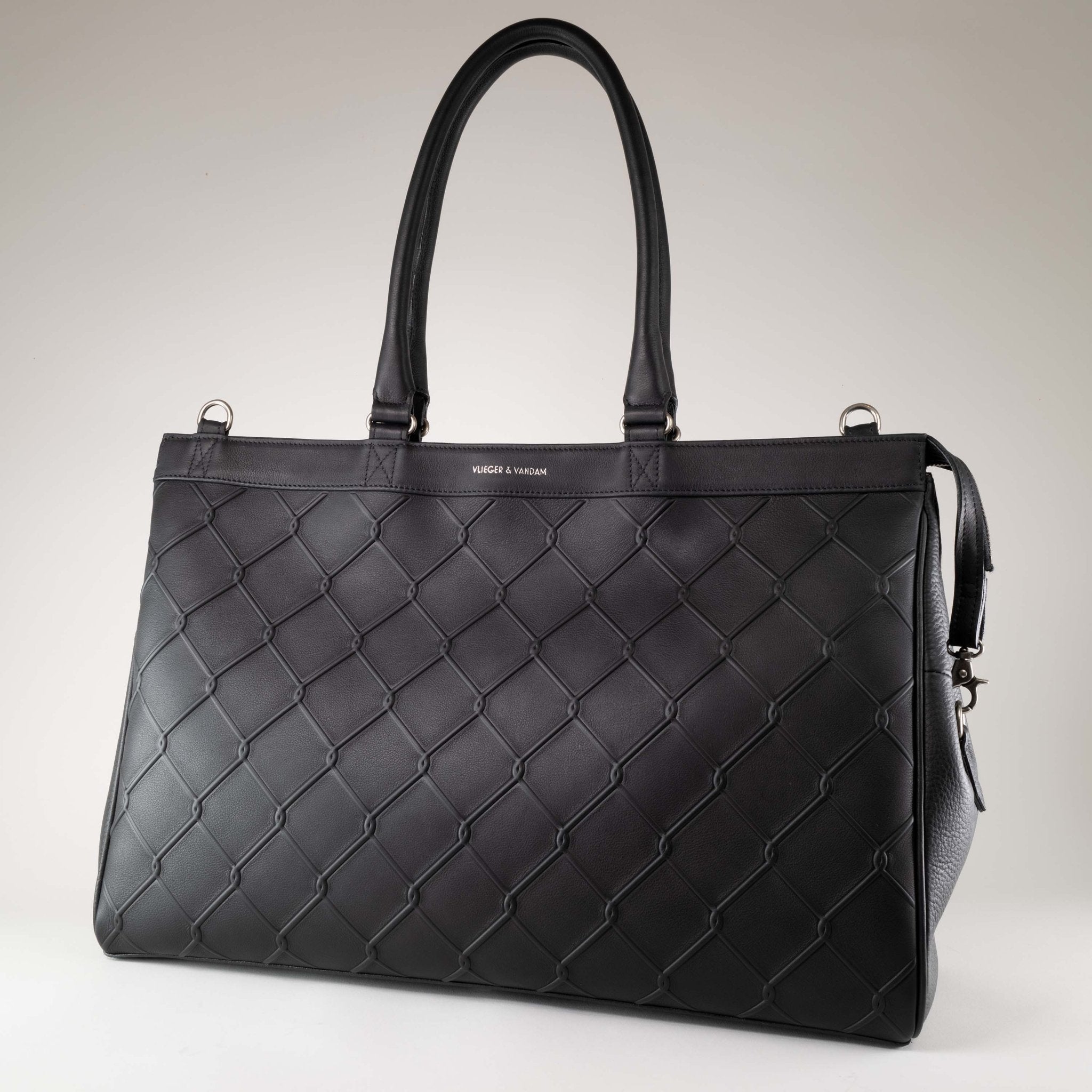 Tote XL Fence in Black - Vlieger & Vandam