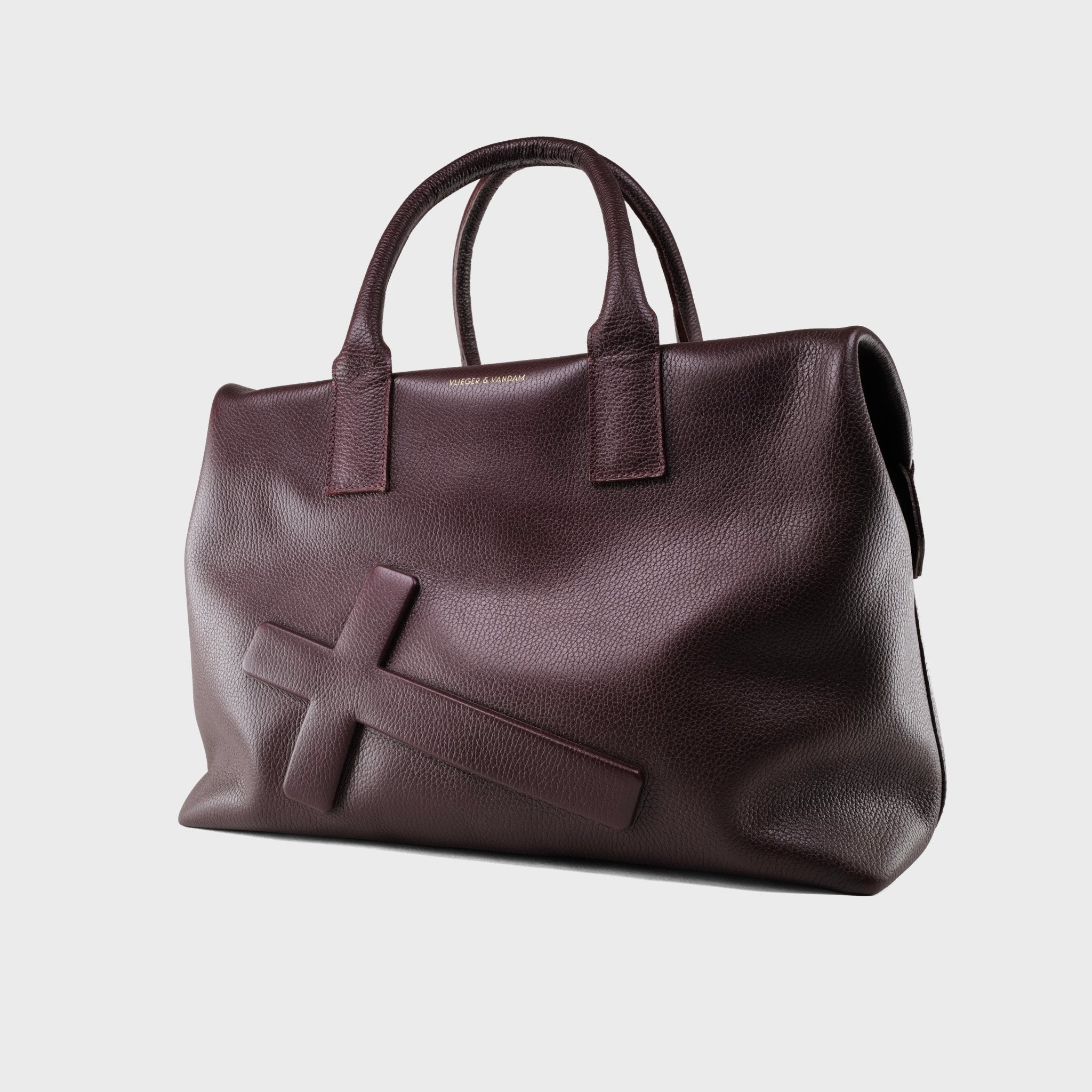 Weekender Crucifix in Burgundy | Vlieger & Vandam